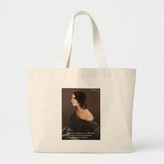 Emily Bronte "Souls Same" Love Quote Gifts & Cards Large Tote Bag