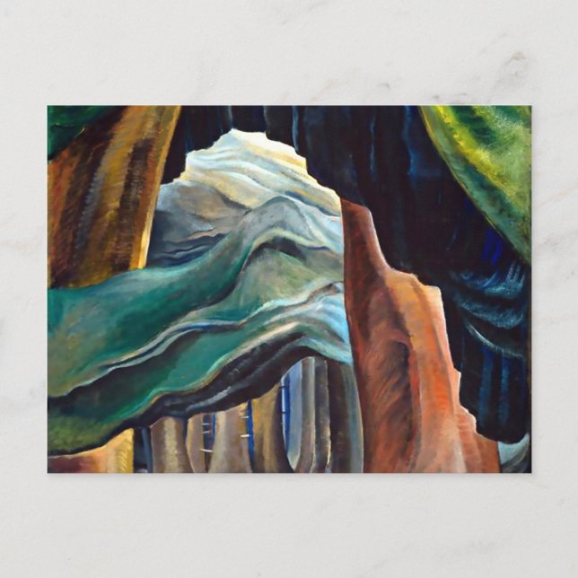 Emily Carr Forest British Columbia Postcard (Front)