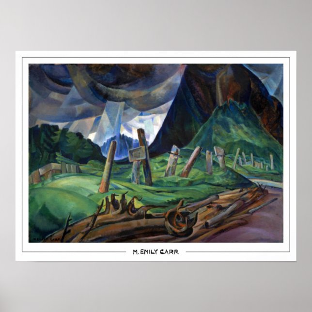 Emily Carr Zedign Art Poster #329 (Front)