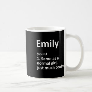 Emily Definition Personalised Name Funny Birthday Coffee Mug