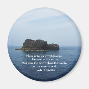 Emily Dickenson Inspirational QUOTE for Healing Magnet