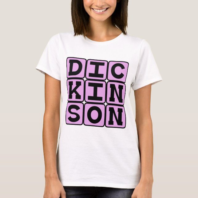 Emily Dickinson, American Poet T-Shirt (Front)