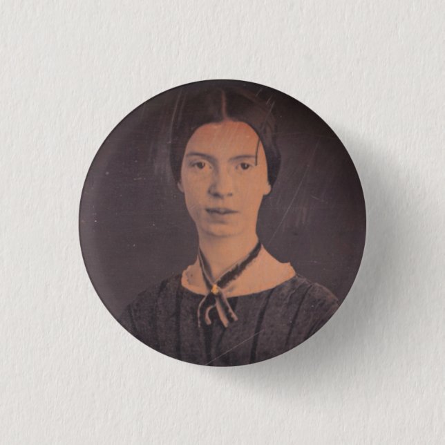 Emily Dickinson portrait 3 Cm Round Badge (Front)