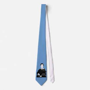Emily Dickinson Portrait on Apparel, Tote Bags Tie