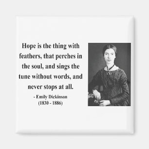 Emily Dickinson Quote 1b Magnet