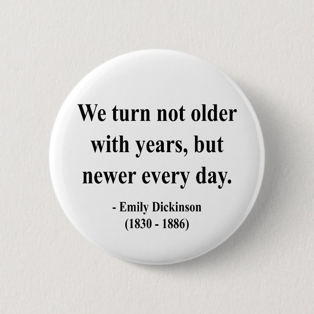 Emily Dickinson Quote 4a 6 Cm Round Badge (Front)