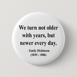 Emily Dickinson Quote 4a 6 Cm Round Badge
