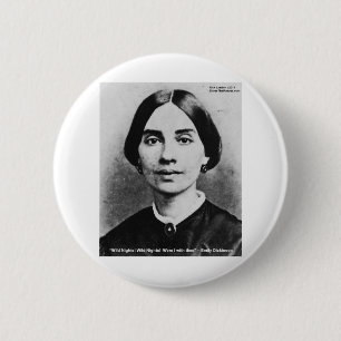 Emily Dicksinson Wild Nights Love Quote Gifts 6 Cm Round Badge