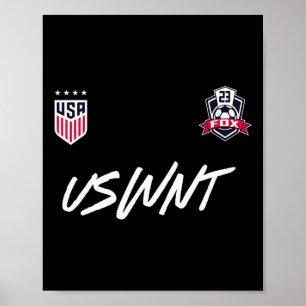 Emily Fox 23 Navy Uswnt Officially Licensed Poster