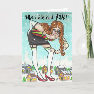 Emily Grinch Holiday Humour Greeting Cards Ville