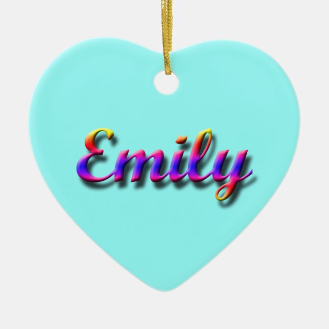Emily_Name Ornament (Front)