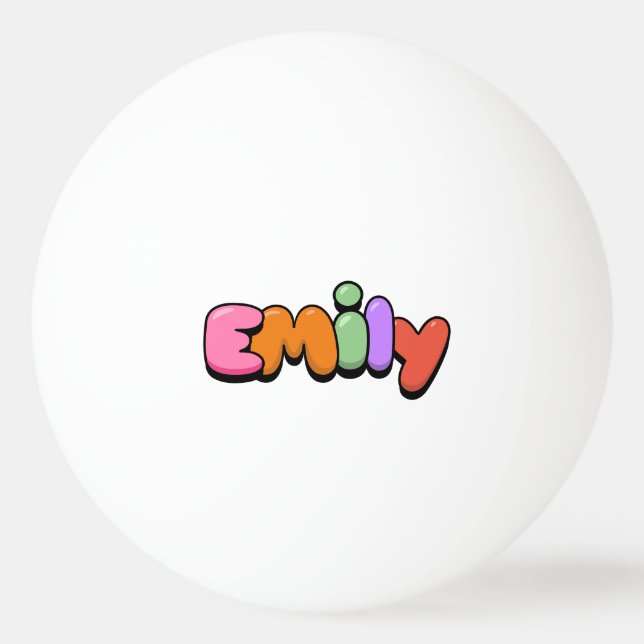 Emily Ping Pong Ball (Front)