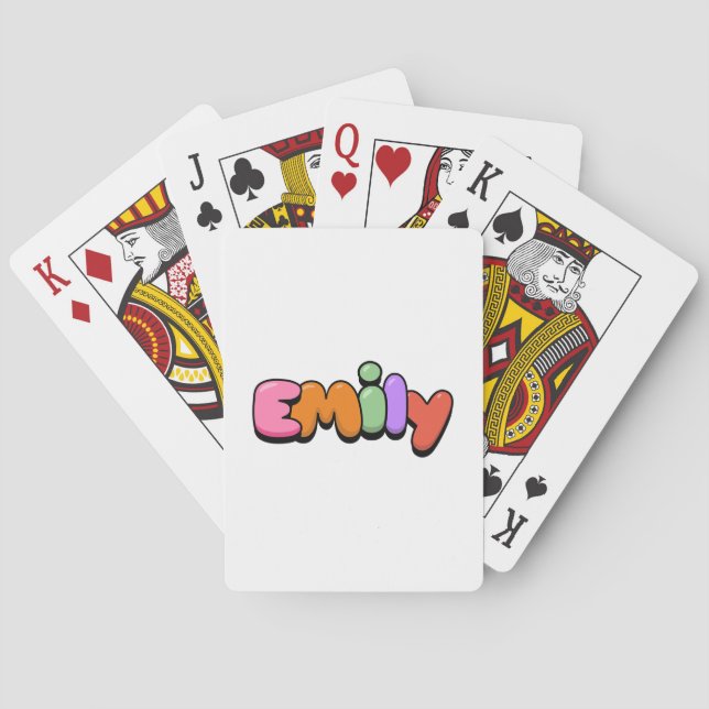 Emily Playing Cards (Back)