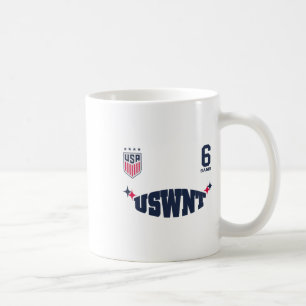 Emily Sams 6 White Uswnt Officially Licensed Coffee Mug