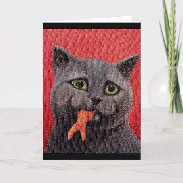 Emilys goldfish card (Front)