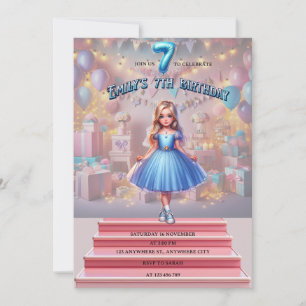 Emily's Seventh Birthday Invitation