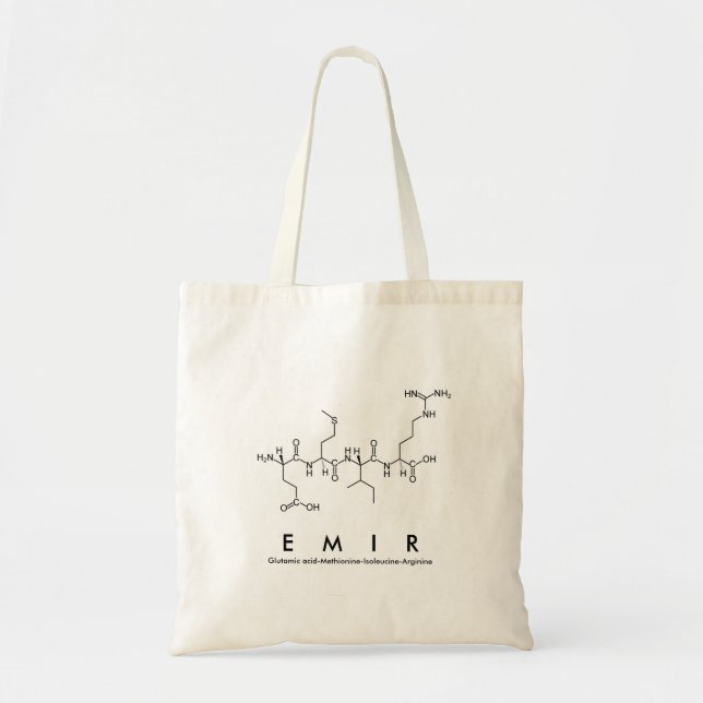 Emir peptide name bag (Front)