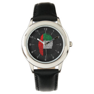 Emirate touch fingerprint flag watch