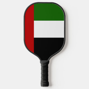 Emirates flag pickleball paddle