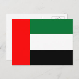 Emirati Flag, Flag of United Arab Emirates Postcard