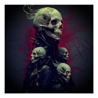 Emissaries-Void-Skull-Art-Print Poster
