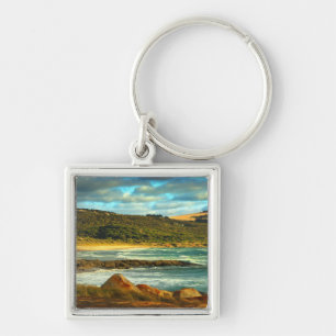 Emita Beach   Flinders Island, Tasmania Key Ring