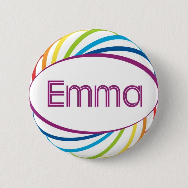 Emma 6 Cm Round Badge (Front)