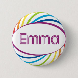 Emma 6 Cm Round Badge