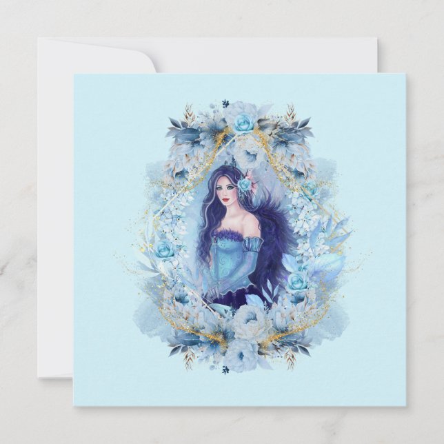 Emma Angel Holiday Postcard By Renee L Lavoie (Front)