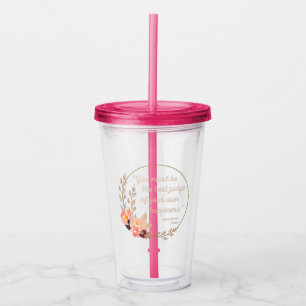 Emma By Jane Austen Quote I - Cute Style Acrylic Tumbler