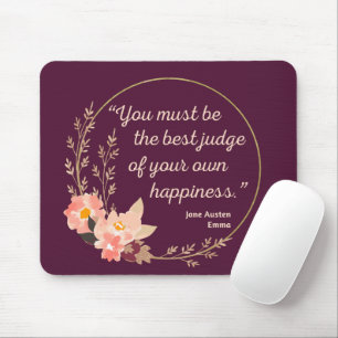 Emma By Jane Austen Quote I - Cute Style Mouse Pad