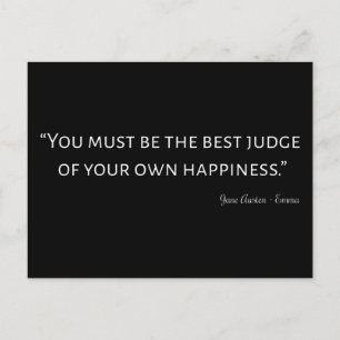 Emma By Jane Austen Quote I Postcard