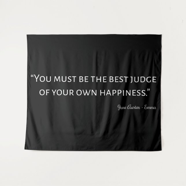 Emma By Jane Austen Quote I Tapestry (Front (Horizontal))