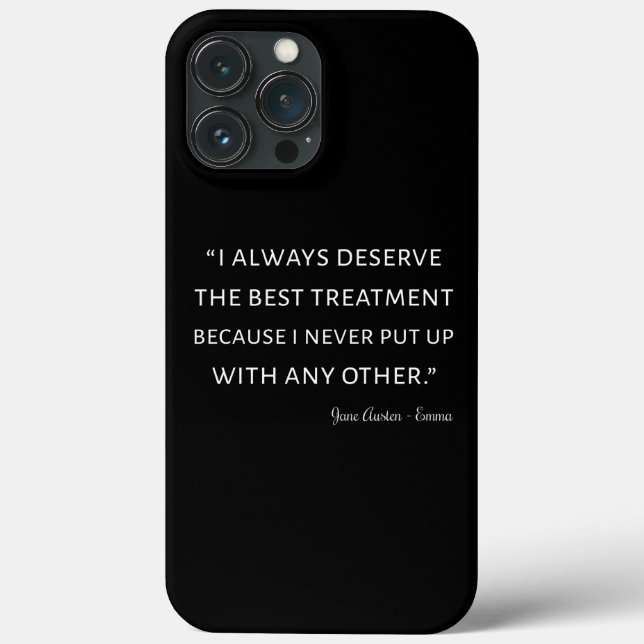 Emma By Jane Austen Quote II Case-Mate iPhone Case (Back)