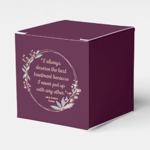 Emma By Jane Austen Quote II - Cute Style Favour Box