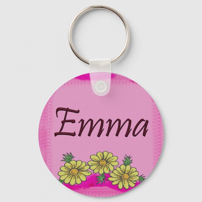 Emma Daisy Keychain (Front)