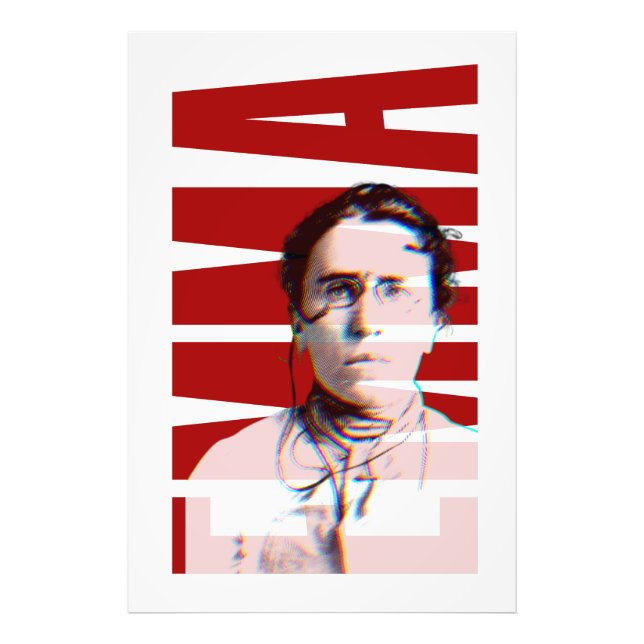 EMMA Goldman, Feminist Anarchist Women's History  Photo Print (Front)
