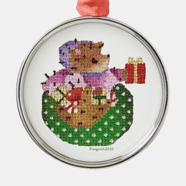 emma hedgewick metal ornament (Front)