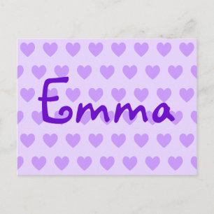 Emma in Purple Postcard