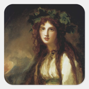 Emma, Lady Hamilton Square Sticker