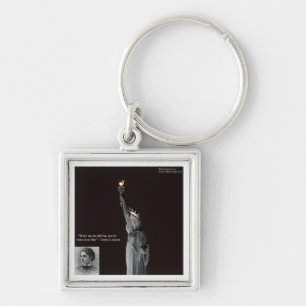Emma Lazarus & Statue Of Liberty Gifts & Cards Key Ring