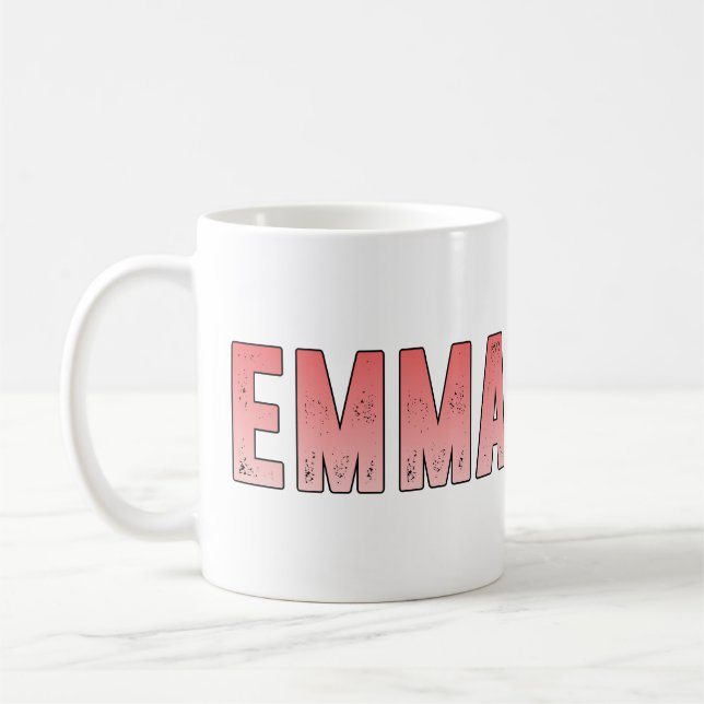 Emma name coffee mug (Left)