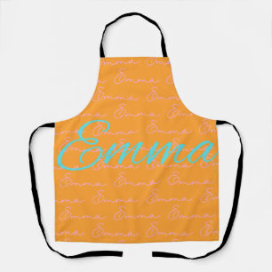 Emma Name Design Pattern Apron