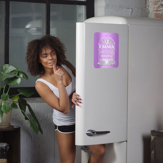 Emma Name Meaning Bridal Birthday Gift Magnet (Emma Name Meaning Bridal Birthday Gift Magnet)