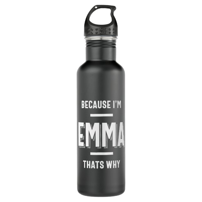 Emma Name Personalised Women Girl 710 Ml Water Bottle (Front)