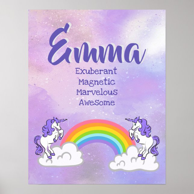 Emma Name Poster (Front)