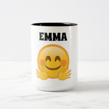 Emma- Personalised emoji coffee mug
