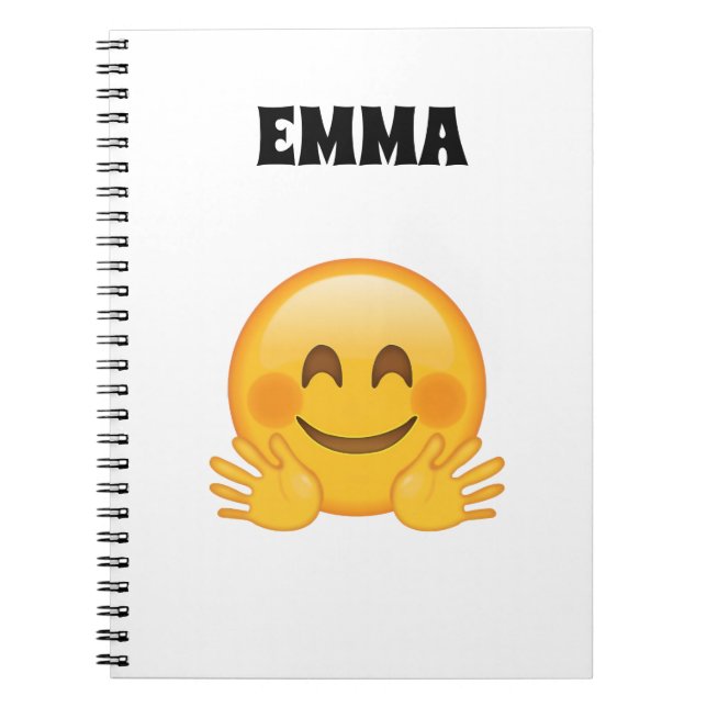 Emma- Personalised Emoji Notebook  (Front)