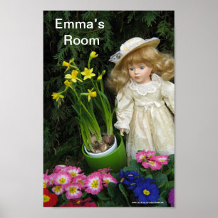Emma’s room poster