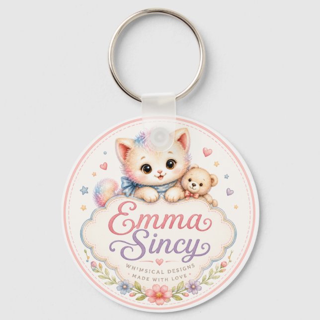 Emma Sincy Logo Key Ring (Front)